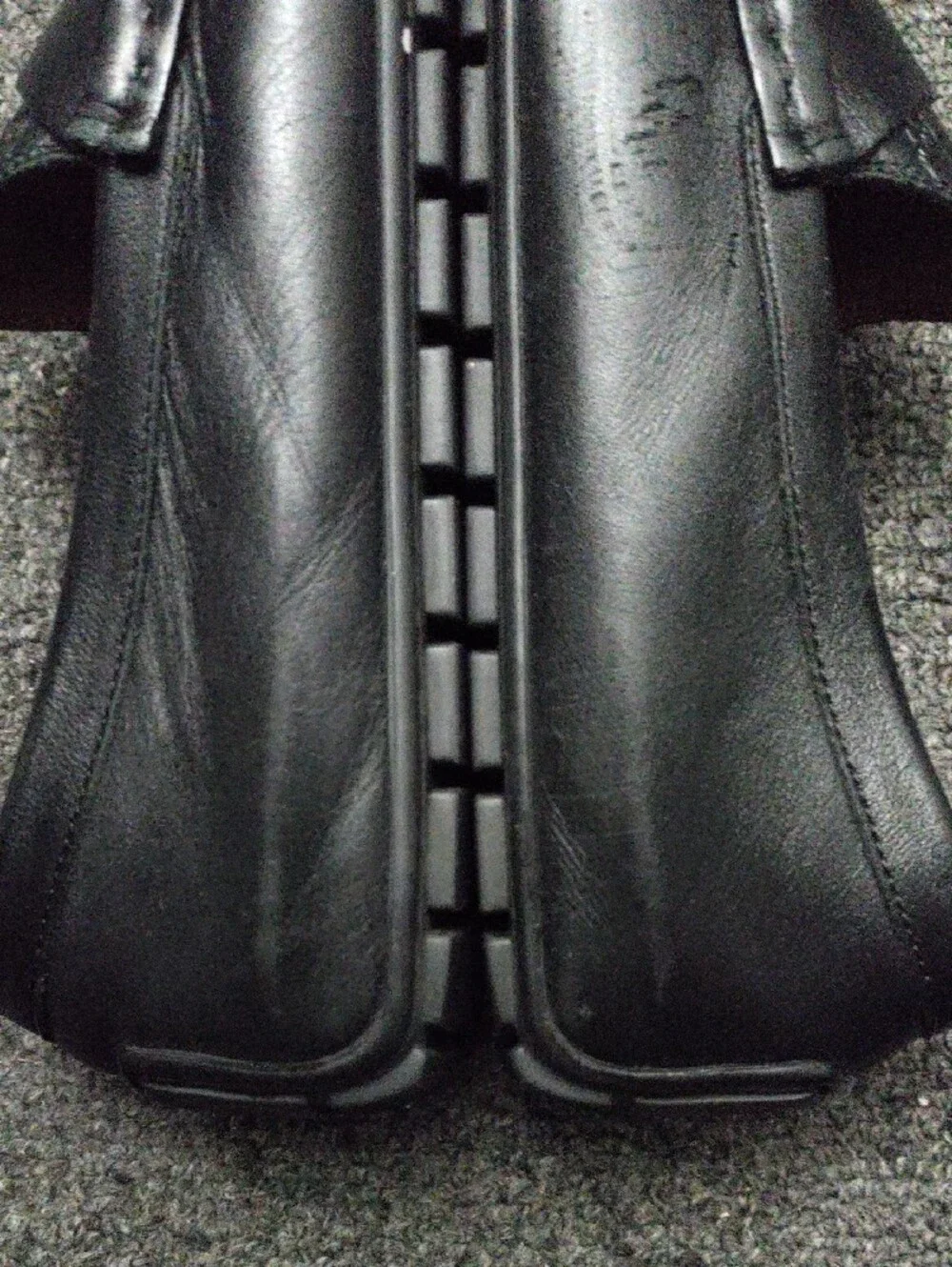 Gucci GG Black Embossed Leather Penny Loafers